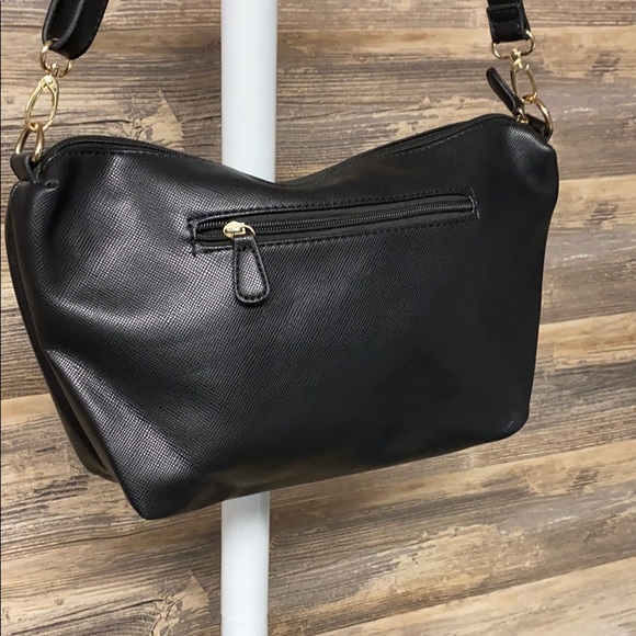 BCBG  Convertible Black Shoulder Bag P12 - Picture 2 of 5